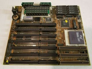 Sis 471g 486 Vlb Motherboard With 486dx2 - 66 Cpu & 12mb Ram - Socket 3