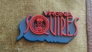 Aba/nba Vintage Virginia Squires Standing Board Basketball Fridge Rubber Magnet