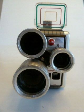 Vintage KODAK BROWNIE 8mm Movie Motion Camera W/Case & Strap 2