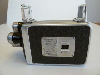 Vintage KODAK BROWNIE 8mm Movie Motion Camera W/Case & Strap 3