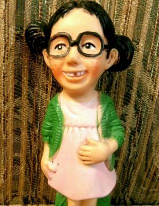 Vintage 70´s La Chilindrina Squeeze Figure Vinilos Romay Made In Mexico L@@k