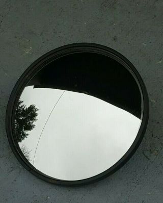 Vintage Grote 8 " Round Steel Convex Mirror California Spot Wide Veiw