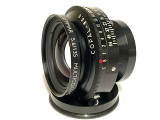 Schneider Apo Symmar 135mm f/5.  6 MC Lens Copal 0 4×5 2
