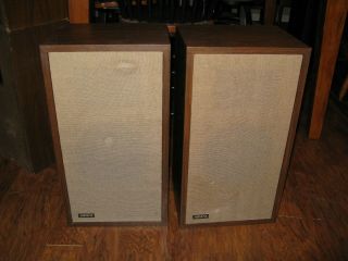 Pair Vintage The Advent U3 Large Floor Speakers - All Drivers And
