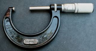 Vintage Starrett Micrometer No.  436 1 - 2 Inch,  Fresh From Factory Refurbish