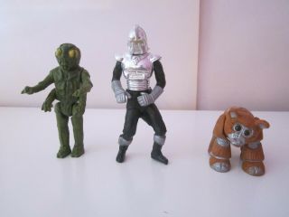 Vintage 1978 Battlestar Galactica Action Figures,  Set Of 3