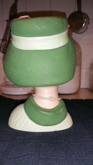 Vintage Ladies Head Vase Napco C7495 7.  5 