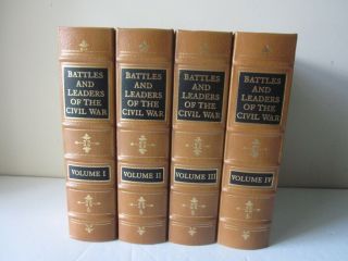 Battles And Leaders Of The Civil War Easton Press 4 Volume Complete Set