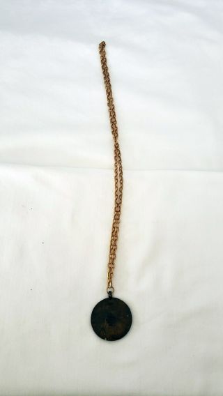 Vintage Terra Sancta Guild Israel 1969 pendant and chain 5
