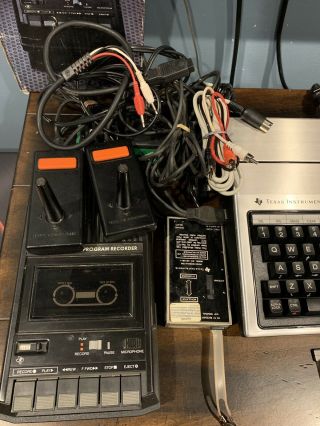 TI 99/4A Computer w/ 30 Games Keyboard / Joystick / Cassette RCA to TV 3