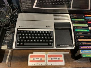 TI 99/4A Computer w/ 30 Games Keyboard / Joystick / Cassette RCA to TV 4