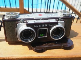 Vintage Kodak Stereo Camera - Anaston F/3.  5 Lenses,  Mid 1950 