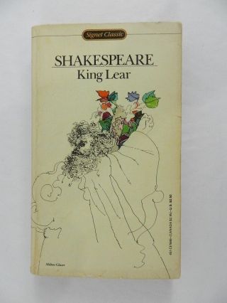 King Lear By William Shakespeare 1st Printing Paperback 1963 Vintage Book
