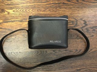 Vintage Black Polaroid Carrying Case Bag For Onestep/similar 600 Models