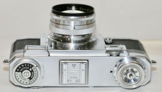 Contax IIa,  Zeiss Opton Sonnar 50mm f/1.  5 T Black Dial 1952 35mm Rangefinder 3