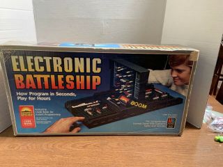 Vintage Electronic Battleship Game - 1982 Edition Complete With Code Book