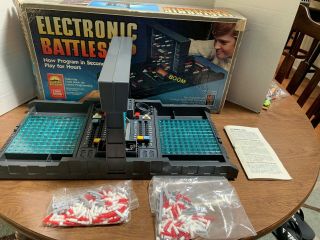 Vintage Electronic Battleship Game - 1982 Edition Complete With Code Book 4