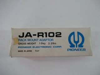 Vintage Nos Pioneer Ja - R102 Rack Mount Handles Adapter Adaptor Set