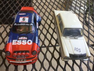 Vintage Slot Cars 1/32 Porsche 911 Fly Spain,  Lotus Cortina By Revell,  Both Good