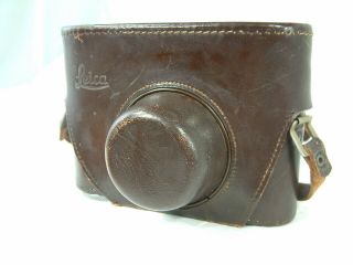 Leica Ig with 5cm viewfinder elmar 5cm/2.  5 lens leather case 3