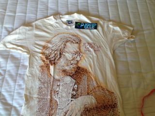 Vintage Jerry Garcia Grateful Dead " Commemorative " T - Shirt Large