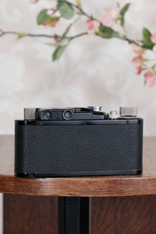 1932 Black Leitz Leica III w/ Nickel Elmar lens,  CLA ' d Freshly Serviced 4