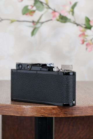 1932 Black Leitz Leica III w/ Nickel Elmar lens,  CLA ' d Freshly Serviced 5