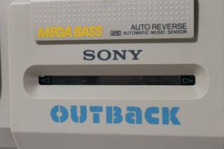 Vintage Sony Outback Boombox Radio AM/FM Mega Bass CFS - D960 2