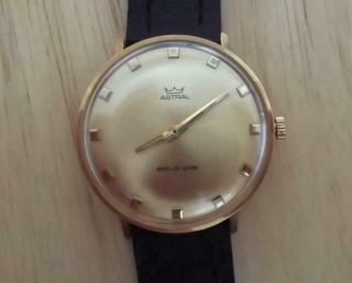 Vintage Astral Lever Mechanical Gents Wrist Watch,  Old Stock Y47