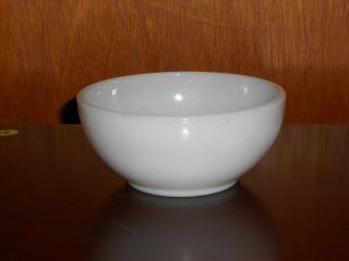 Fire King Older Vintage Opaque White Chili Soup Cereal Bowl Oven Ware Fire King
