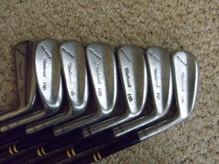 Vintage Men Right Handed Pyratone H&b Fleetwood Iron Set 2 - 7 & Putter