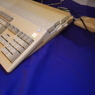 Amiga 500 with Tank Mouse,  Joystick,  A520 and Upgrade Card 3