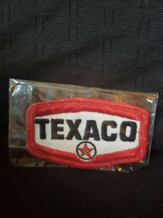 Texaco Star Gasoline Patch Oil 3 " Vintage