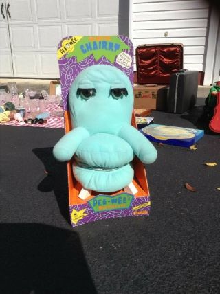 Vintage 1988 Pee - Wee’s Playhouse Pee Wee Pal Chairry 13” Plush Puppet