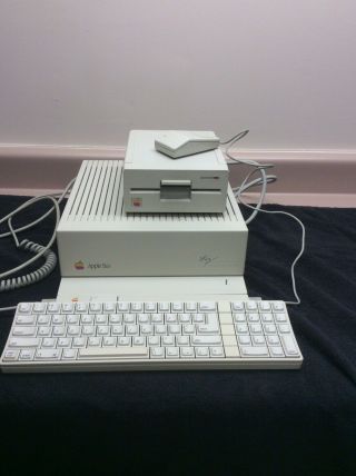 Rare Apple Iigs Woz Edition Computer With Ram Expansion Card Installed Ii Gs
