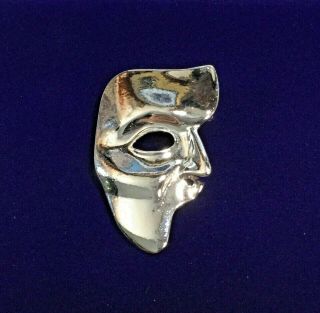 Vintage Phantom Of The Opera Mask Brooch