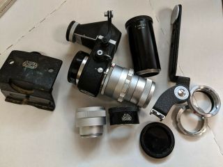 Leitz Visoflex Iii And Extension Tubes,  Adapters And Mounts For Leica M Cameras