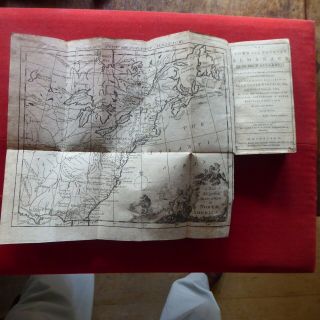 Almanack 1777 With Map Of The Seat Of War In North America