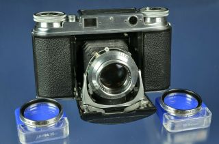 Voigtlander Vito Iii 35mm Rangefinder Camera 50mm Ultron Lens,  Close Up Filters