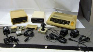 Atari 800 Personal Home Computer And External Floppy Drives Controller
