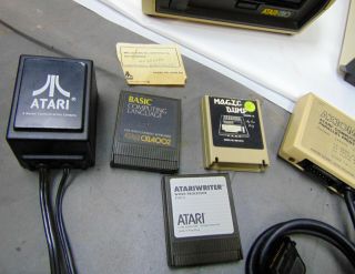 Atari 800 Personal Home Computer And External Floppy Drives Controller 5