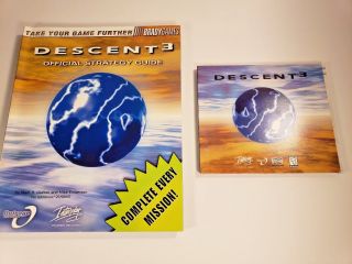Descent 3 (pc,  1999),  Descent 3 Official Strategy Guide Bradygames Vintage