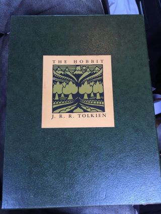 The Hobbit J.  R.  R.  Tolkien In Hardcover Box Vintage 1966 Pressing