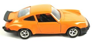 Porsche 930 Turbo Orange Solido Vintage No.  63 1 - 78 France 1:43 Diecast Model Car