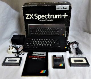 Sinclair Zx Spectrum Plus 48k 6a Boxed Fully & Complete,  25 Games