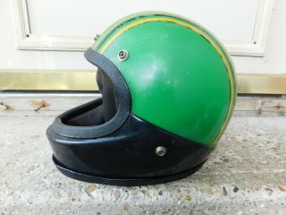 Vintage John Deere Full Face Snowmobile Helmet