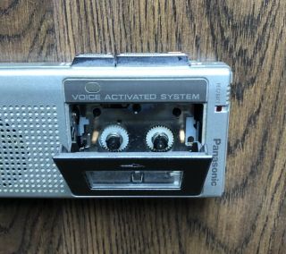 Vintage Panasonic RN - 109 MICRO - CASSETTE Recorder/Voice Activated & 7 Tapes 7