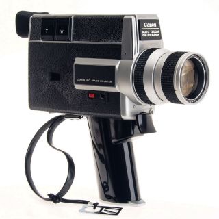 Canon Auto Zoom 518 Sv 8 Movie Camera W Hard Case