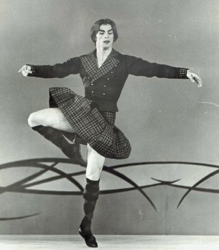 1965 Vintage Photo Ballet Dancer Rudolf Nureyev Performs On Abc Tv Show