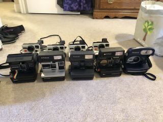 9 Polaroid Cameras,  600,  Spirit,  Sun600,  One Steps,  660